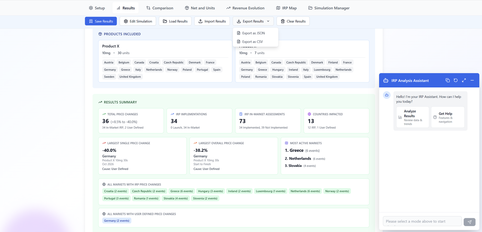 SyMAP IRP — platform features
