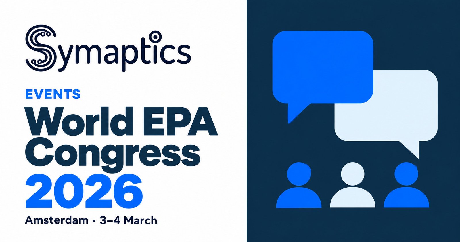 Symaptics at the World EPA Congress 2026 – Amsterdam, 3–4 March